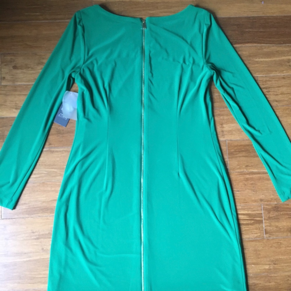 GREEN Vince Camuto shift dress - Picture 3 of 9